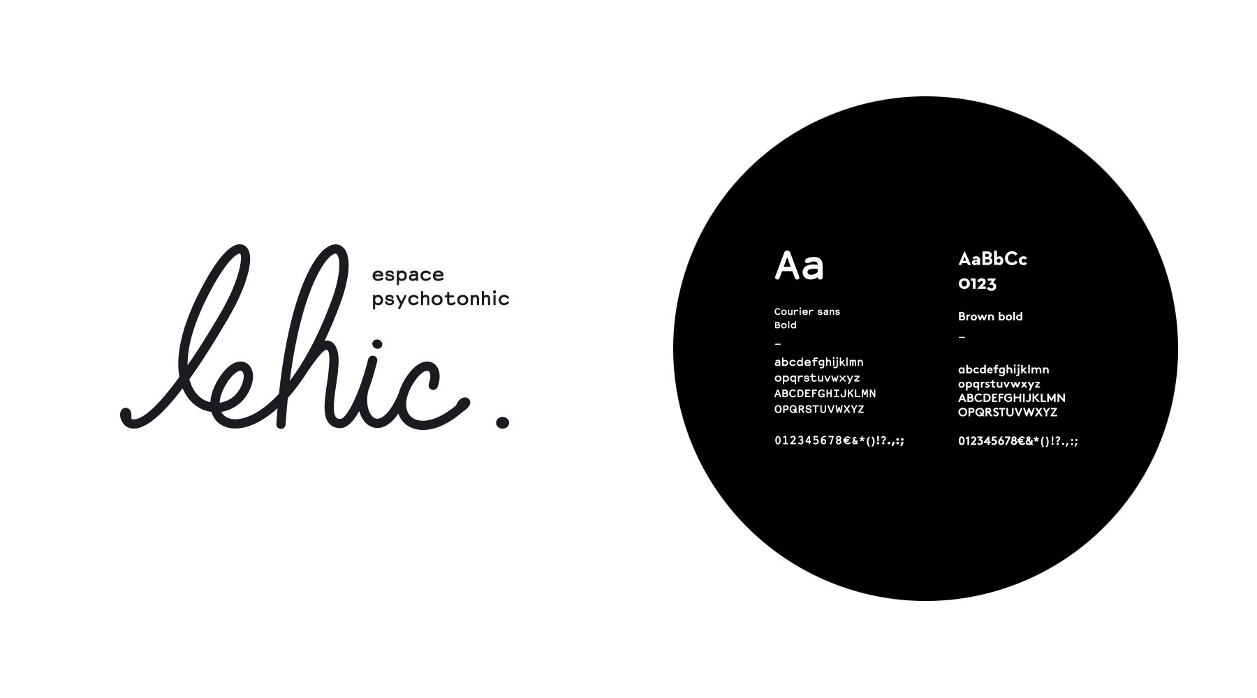 le hic logo typographie