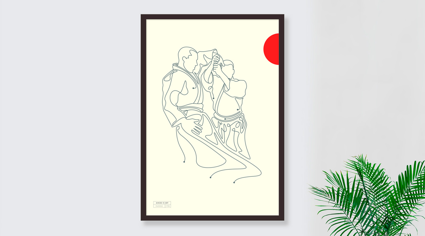 Aikido illustration vectoriel