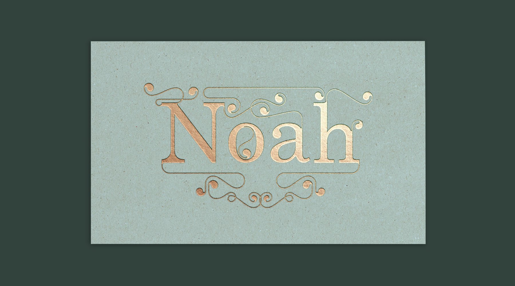 Typographie Noah