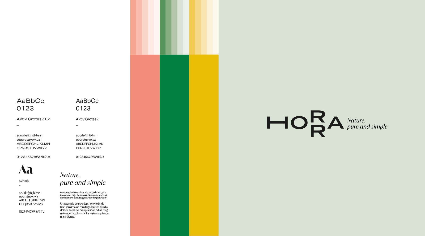 Hoarra typo & colors